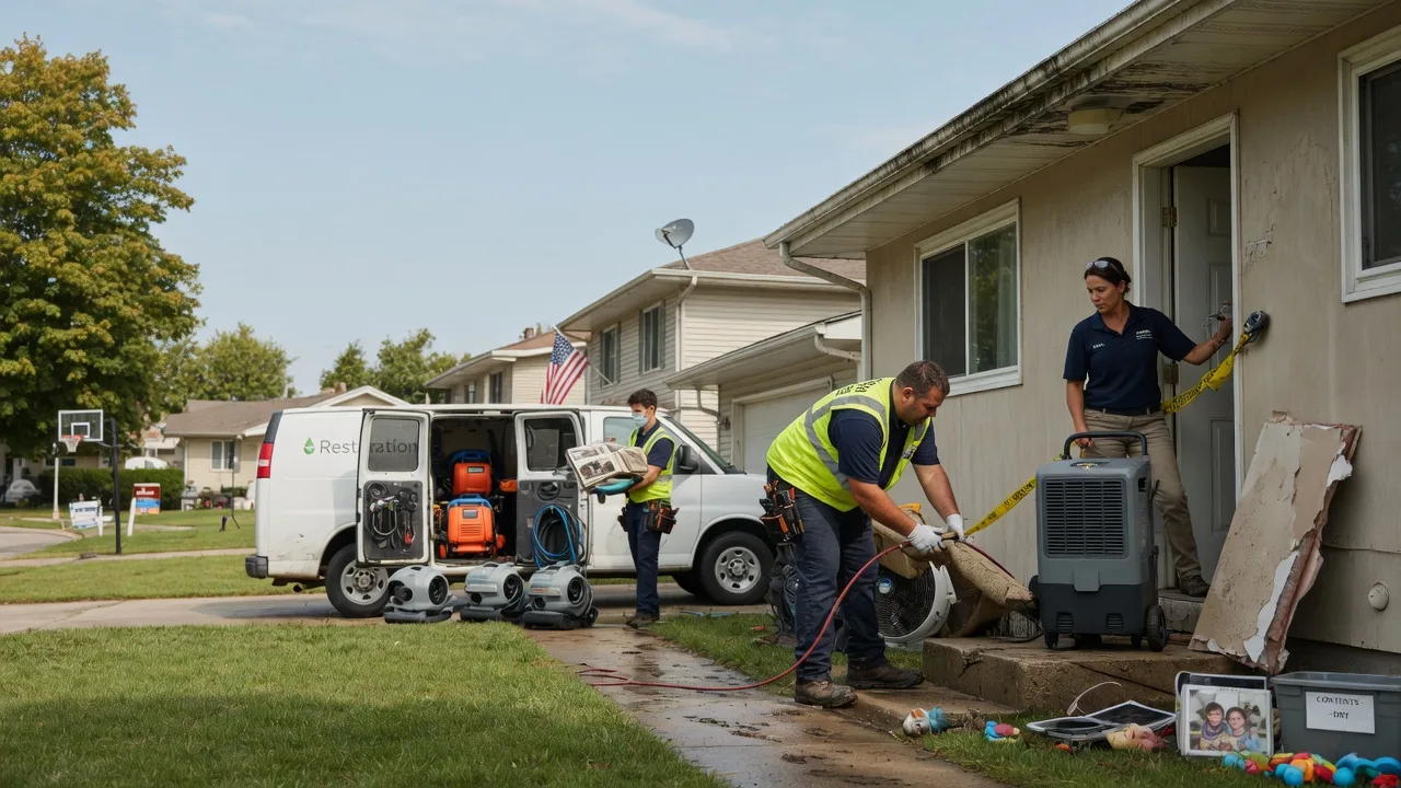Water Damage Restoration in Manderson, SD near me
